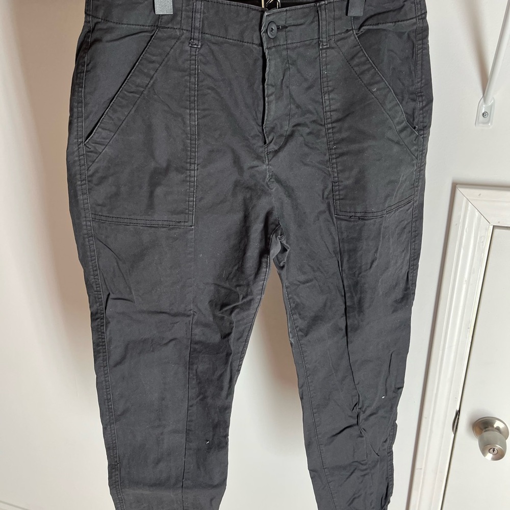 Old Navy Black Cargo Pants with Straight Leg